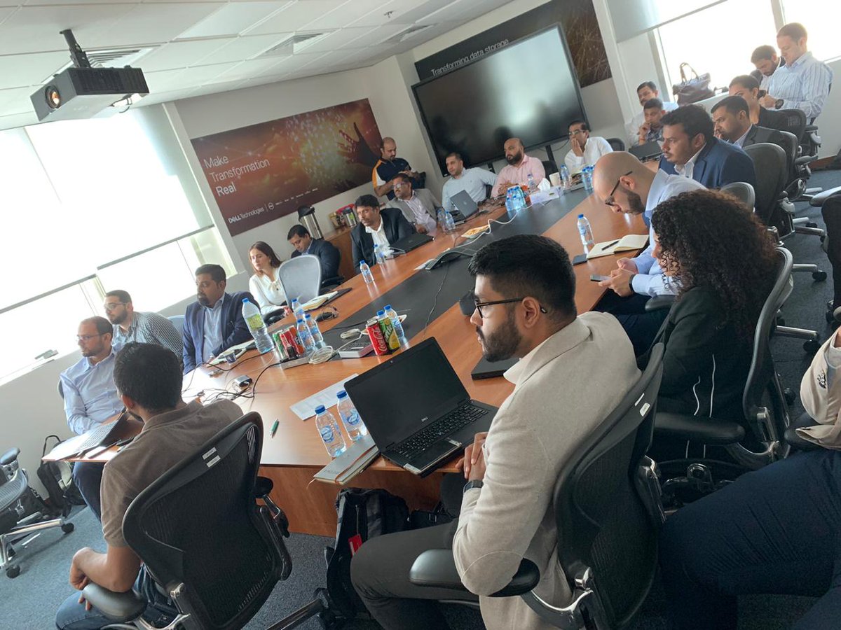 azdabbas's tweet photo. #CyberRecoverySolution should be a critical part of any customer data protection strategy. A Full day training about @DellEMC #CRS to our @DellTechPartner at #DellTechnologies offices #dubai
@DellEMCMEA @DellTech @AshrafH88873635 @haifaatdell
#iwork4dell https://t.co/JcIAbiXb2j