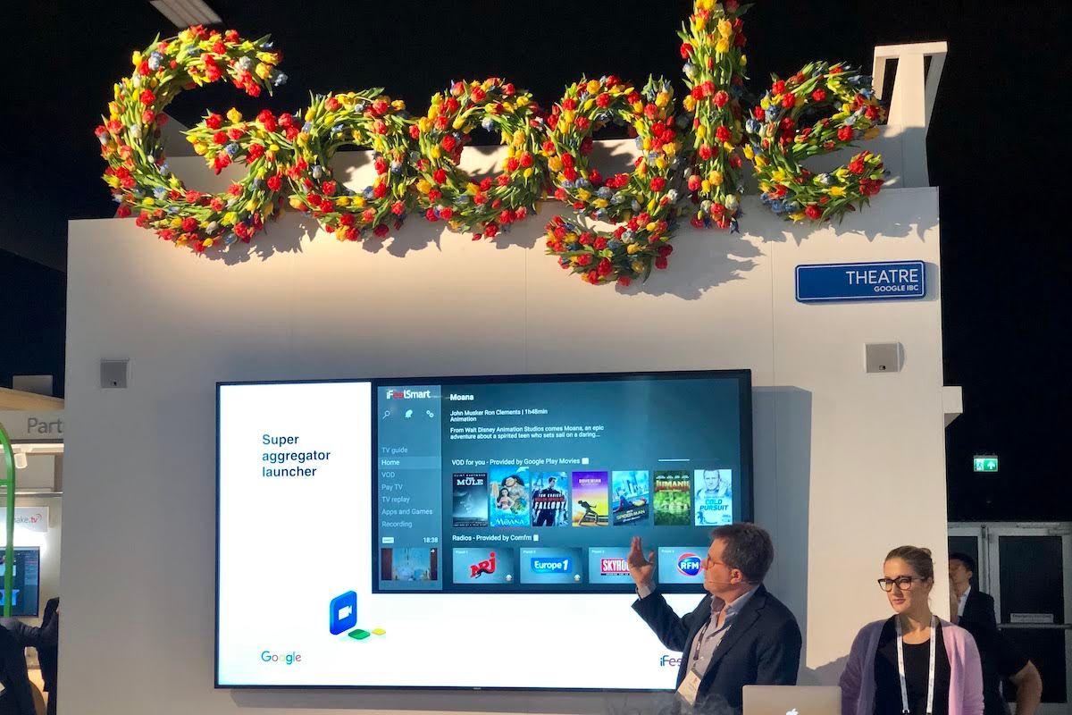 IFeelSmart's tweet photo. Recap : iFeelSmart takes the stage at #IBC2019 : Super Aggregator, Google Play Movies for Operator, Addressable TV, Google Assistant Cloud to Cloud, #androidtv ... - https://t.co/3mVp8oFkTT https://t.co/7PTTQE3stI