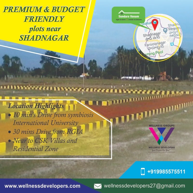 wellnessdevelo1's tweet photo. Premium & Budget friendly plots near shadnagar Sundaravanam
For more Info visit: https://t.co/HSTkcZ9aQy
Wellness Developers
Reach us at: 9985575511
#gatedcommunity #realestate #plots #house #construction #property#sale #wellnessdevelopers #realestateinvesting #CommercialProperty https://t.co/Yhg5QfaR89