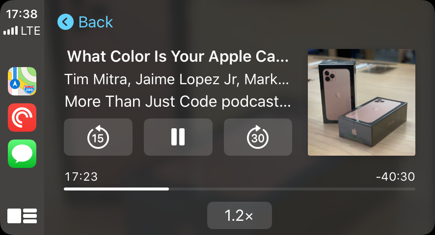 gregheo's tweet photo. @mtjc_podcast I was driving at home, in a vehicle with CarPlay no less! #askMTJC https://t.co/C7R1fukTYW