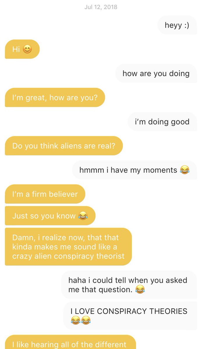 _jennashay's tweet photo. first i messaged him on bumble, then i ghosted his ass. later at a halloween party we ran into each other and we were both drunk. today we are happy and living our best life’s together https://t.co/lsI8TrdZI2