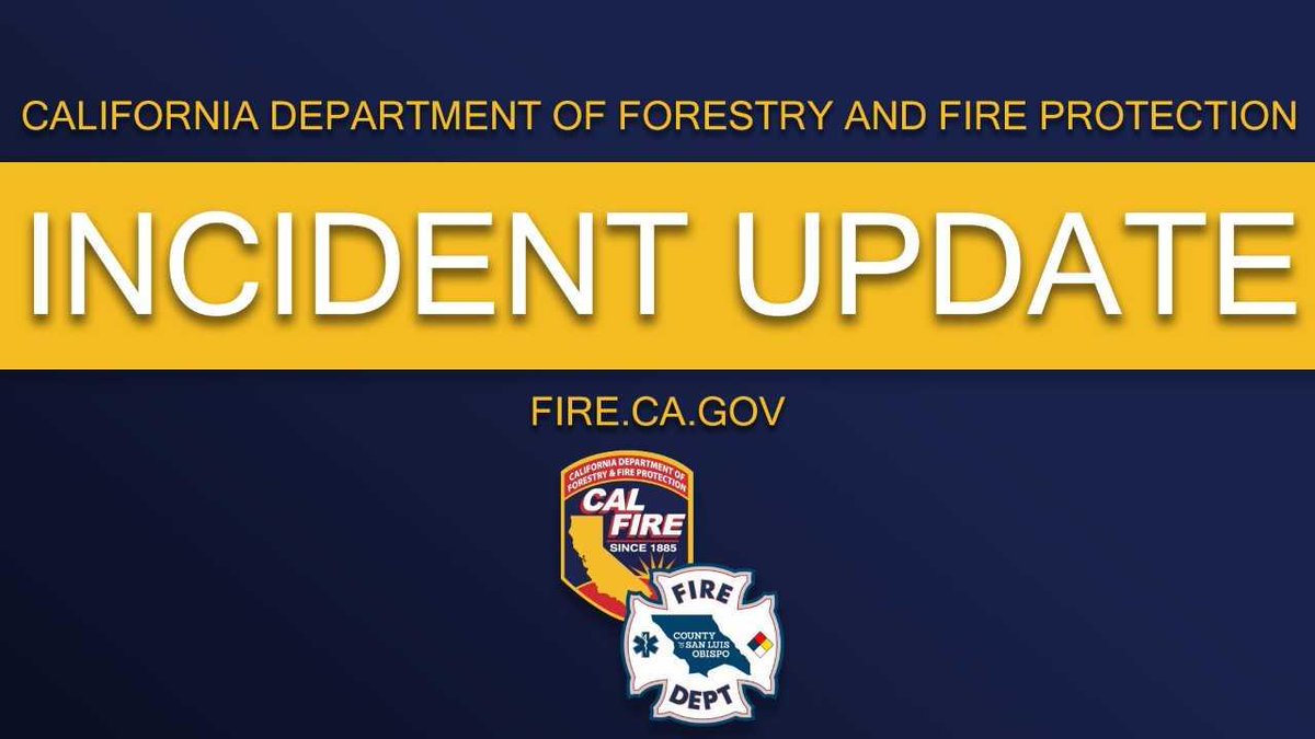 CALFIRE_SLO's tweet image. [EVENING UPDATE]  #LopezFire is 220 Acres and 20% contained.  Fire activity was minimal today and stayed within control lines.  #Firefighters continue to face steep rugged terrain.  Evacuation orders for Upper Lopez Canyon and French Camp will be reduced to Warning at 11:00 a.m.