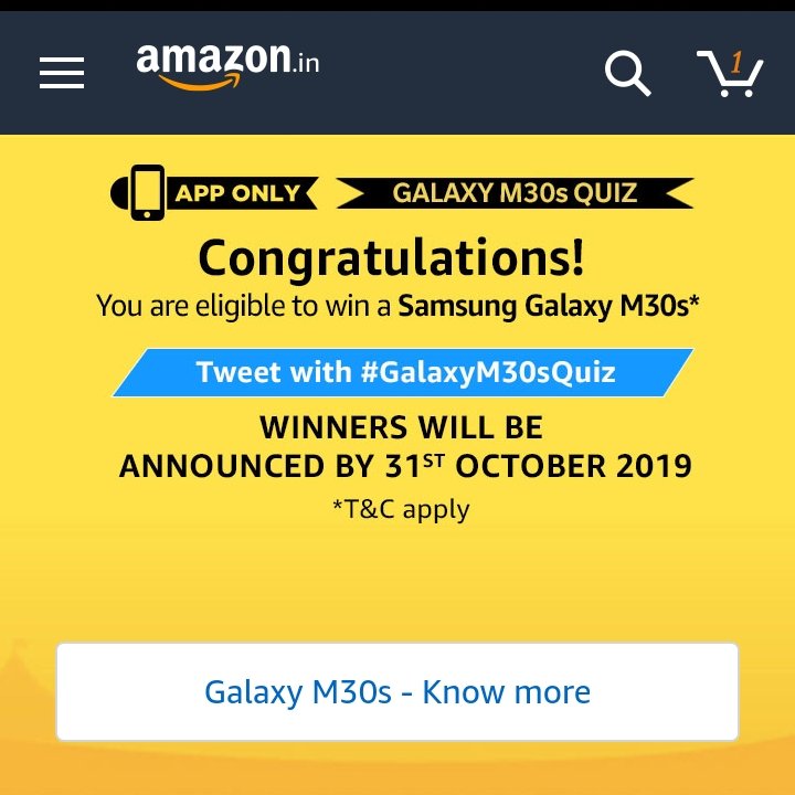 ankitumare's tweet photo. #GalaxyM30sQuiz https://t.co/Bh9sDQKrxQ
