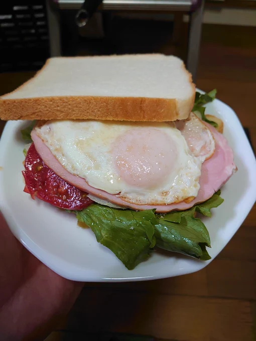 昼食は魔法使いの嫁のサンドイッチ 