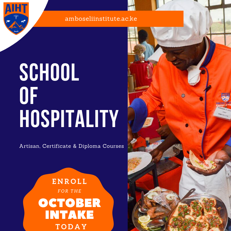 #OctoberIntake is ongoing. Enroll today and be among the best in the industry #AIHTKenya