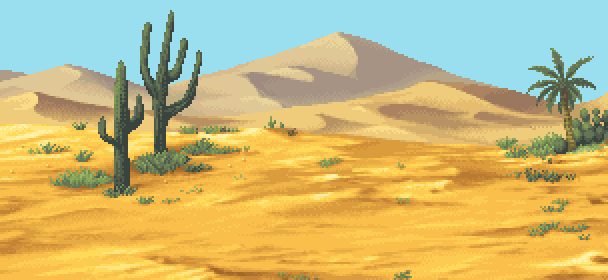 小林 光 Hikaru Kobayashi בטוויטר 砂漠の戦闘背景 何もない広い地面を描くの大変だ Pixelart ドット絵 ツクールmv