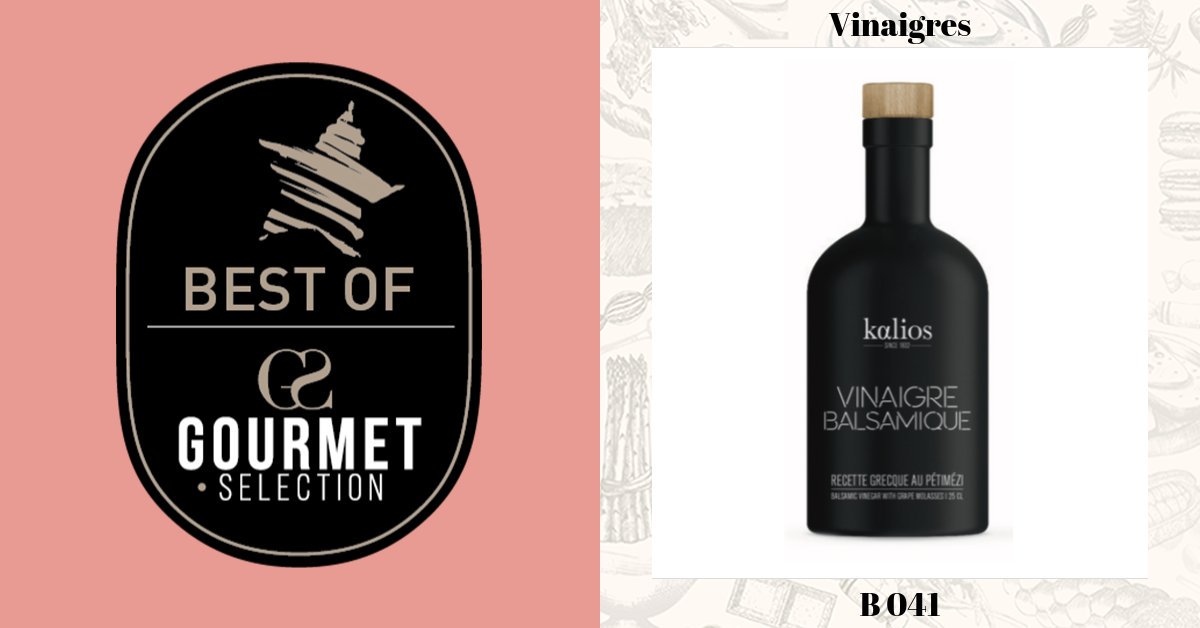 Kalios, un des deux gagnants du concours Best Of dans la catégorie "vinaigres" avec son produit "Balsamique".

Allez voir le produit sur notre espace Best Of ou directement sur leur stand B 041 !

#GourmetSelection #BestOf #épiceriefine #épiciersfins #producteurs #qualité