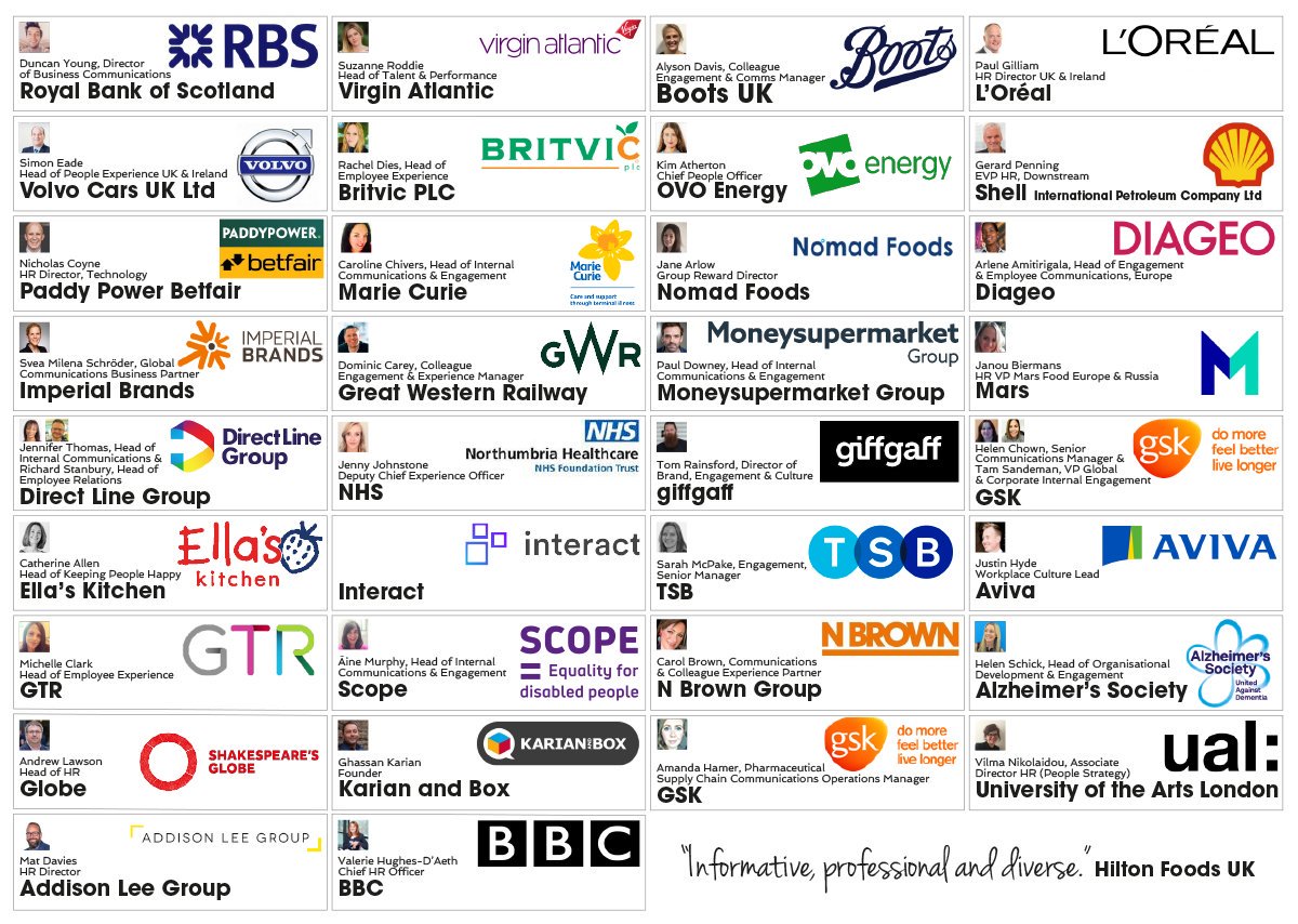 When 81% of employees could leave their job today, how will you protect the business tomorrow? Discover how 
@RBS @Britvic and many more are tackling the latest people-centric, value-driven employee engagement challenges at Europe's 6th Annual Engaging Employees Conference