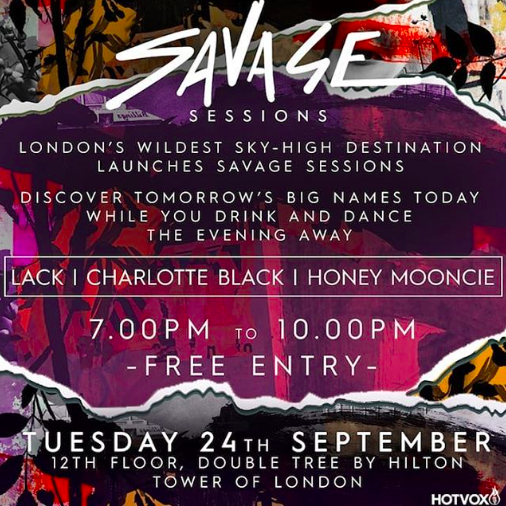 MasonWilliamsPR's tweet photo. Join @SavagegardenLDN tomorrow for Savage Sessions, an evening of live music from upcoming talent! 🎶 Free entry, fabulous views and epic cocktails! 🥂 #savagesessions #livemusic #savagegarden https://t.co/cd7OoCZlZ6