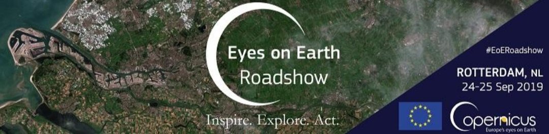 From tomorrow, I'll be attending the exciting Eyes on Earth Roadshow in #Rotterdam, joining loads of inspiring people including lovely <a href="/lillyspickup/">Lillys Plastic Pickup</a>. I'll also be presenting on <a href="/PlymouthMarine/">Plymouth Marine Lab</a> EO applications. Registration is free! Join us! 🛰️ lyyti.fi/p/EoERoadshow_… #eoeroadshow