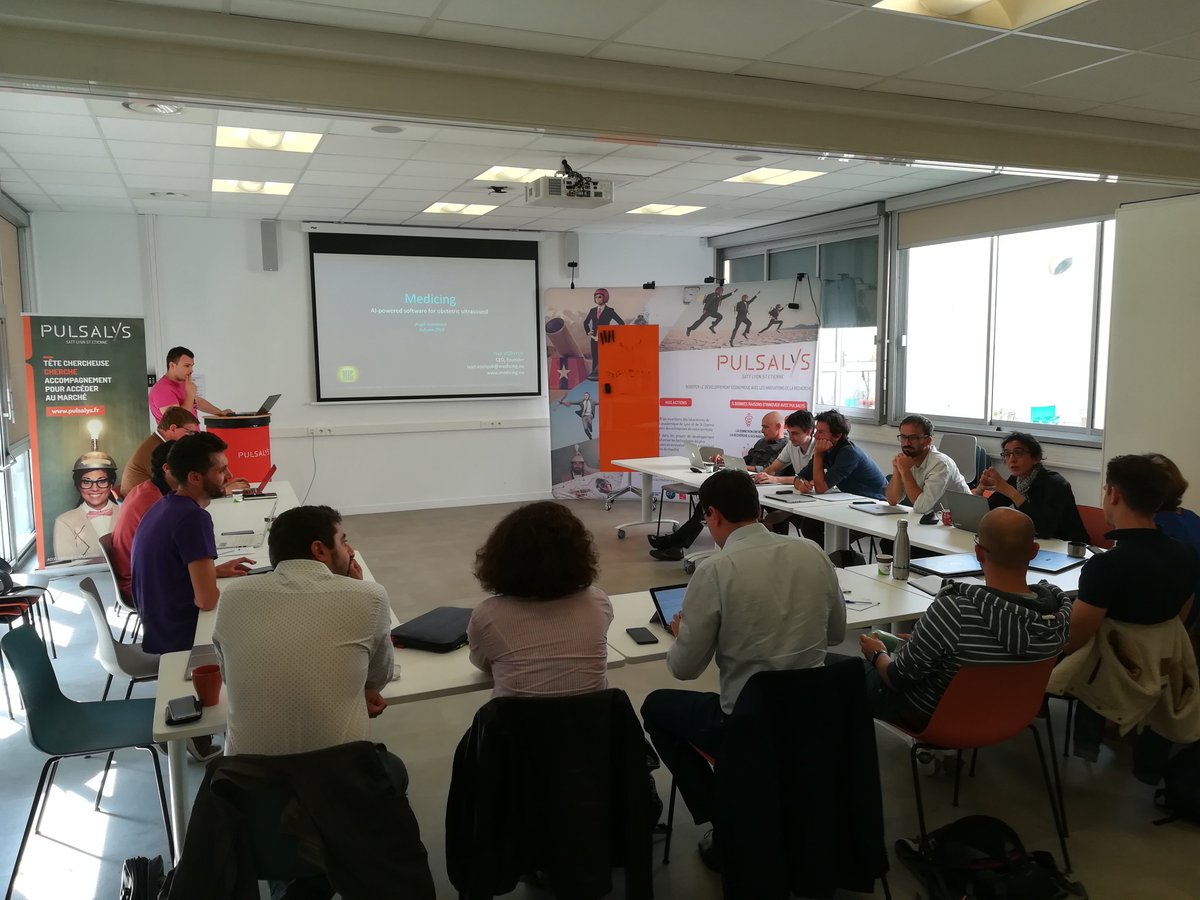 Pulsalys's tweet photo. Ce matin, c'est notre Atelier #Startups spécial "Pitch". Un bel exercice pour nos entrepreneurs et des échanges très constructifs! Merci @growup_tech 👉https://t.co/2QhE1XesSO #formation #incubateurDeepTech #Companybuilder #StationPi #PitchTaSU https://t.co/AtnFzbAMPP