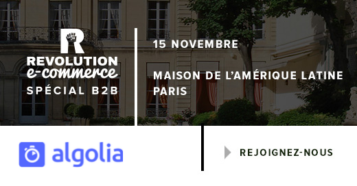 [#REVECB2B] Après <a href="/magento/">Magento</a>, c'est <a href="/algolia/">Algolia</a> qui se joint à nous pour notre édition spéciale #ecommerce #B2B. Rendez-vous le 15/11 ! ➡️bit.ly/2kf3rHc