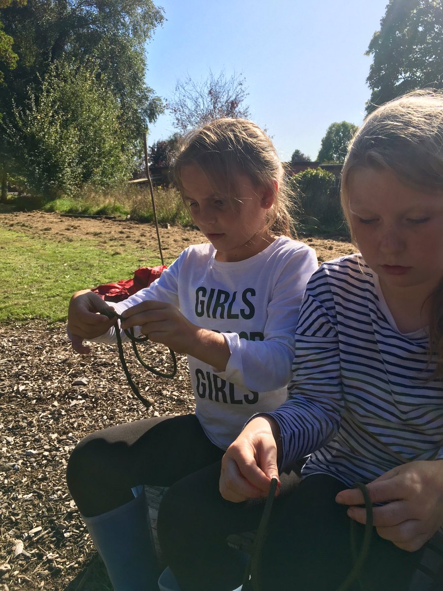 LlanyPrimary's tweet photo. First Fs session for Y5 and we're straight into knots and fire lighting #forestschool @_OLW_ @WalesCouncil4OL @Cyfleon @ForestSchoolW https://t.co/vOaXTnDxw0