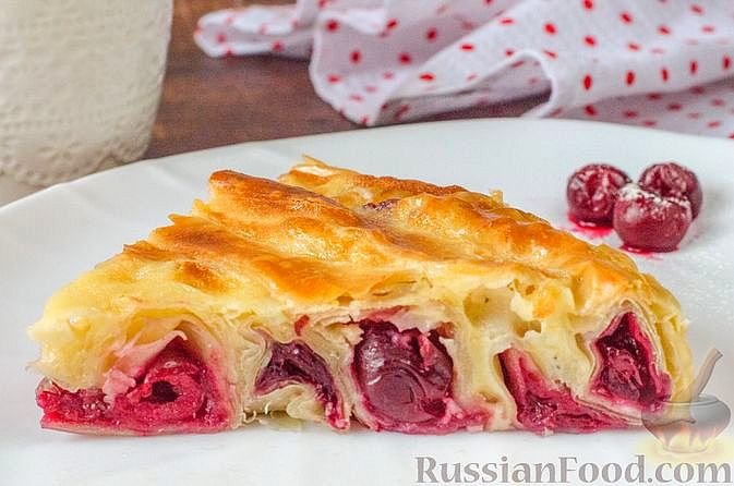 Пирог фило улитка