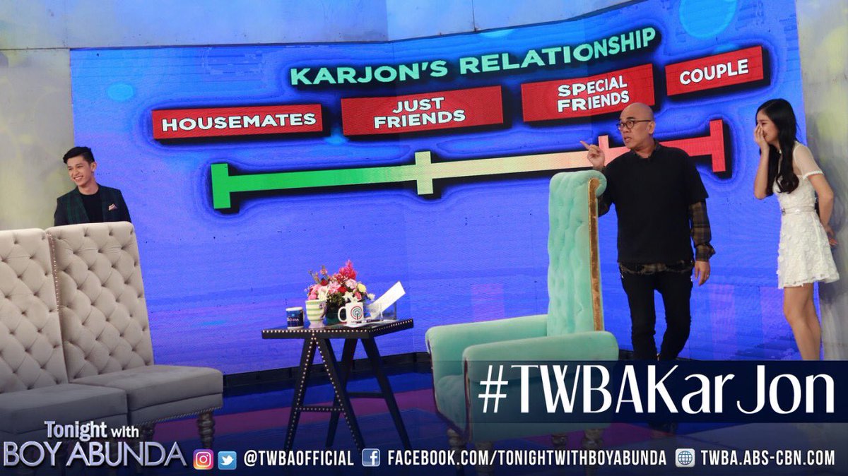 TWBAofficial's tweet photo. Handa ka na bang kiligin tonight? 😱 Nag-uumapaw ang sweetness nina Karina at Aljon! Aminin na kaya nila ang tunay na estado ng kanilang relasyon? Abangan ngayong gabi on #TWBAKarJon! https://t.co/MsBx8Sj9xK