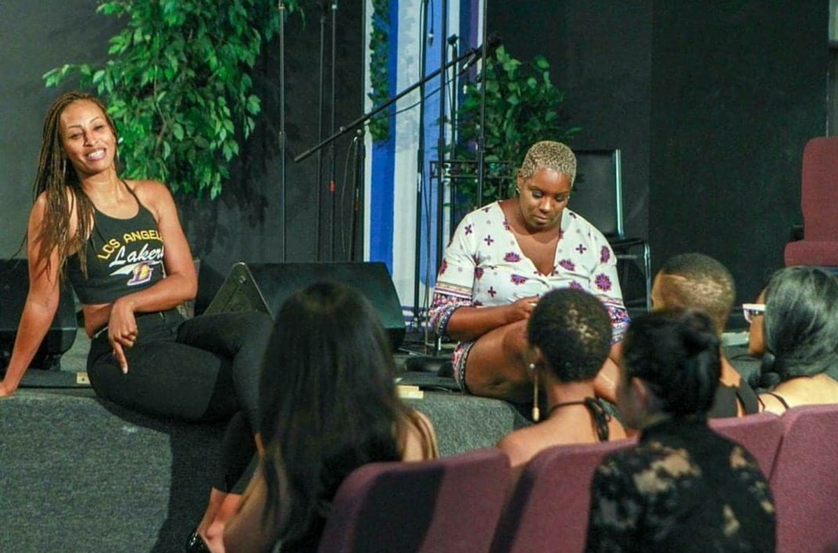 MoonNicoleBush's tweet photo. Whether I speak to 5, 50, or 500 men, women or children the message is delivered with the same passion and purpose. I really hate public speaking but... #GodaPlan https://t.co/uvupCvATXJ