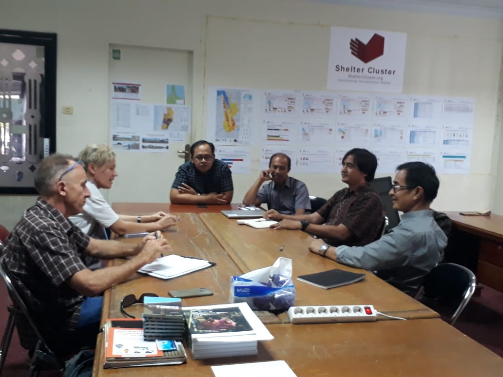 arwinsoelaksono's tweet photo. Communities' self recovery should be the main principle during post-disaster phase, particularly looking at #ShelterIsAProcess #NotAproduct However, policies & strategies need to be in place to ensure that the most vulnerable is not left behind. 'twas discussed with @RedCrossAU https://t.co/shLcfYRQho