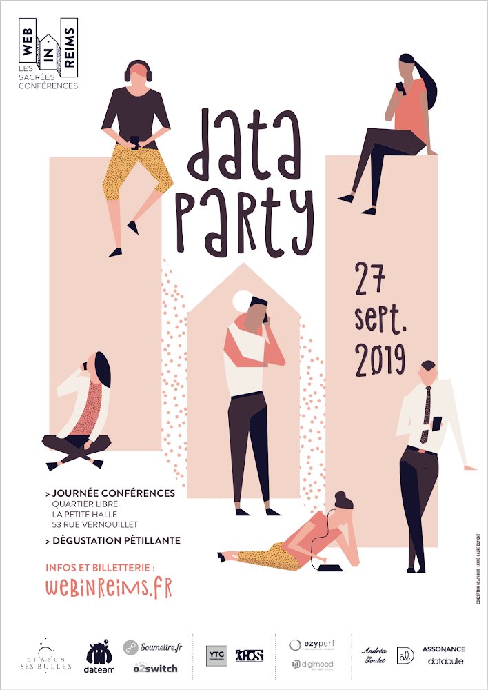 Ecribouille's tweet image. OMG, c’est ce vendredi. 
#dataparty #webinreims