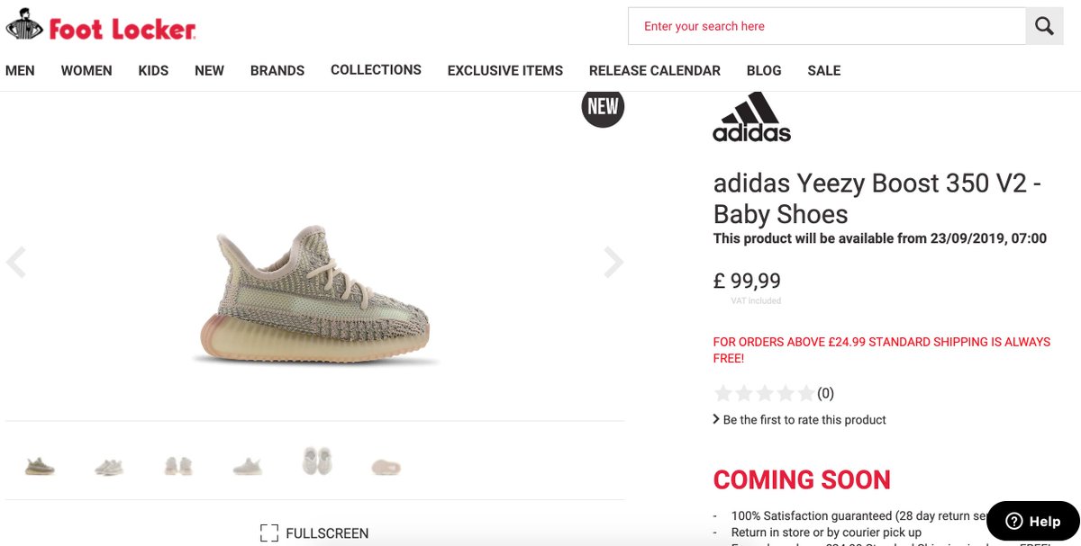 Adidas Yeezy Boot 350 V2 Citrin No 12 5 Bump