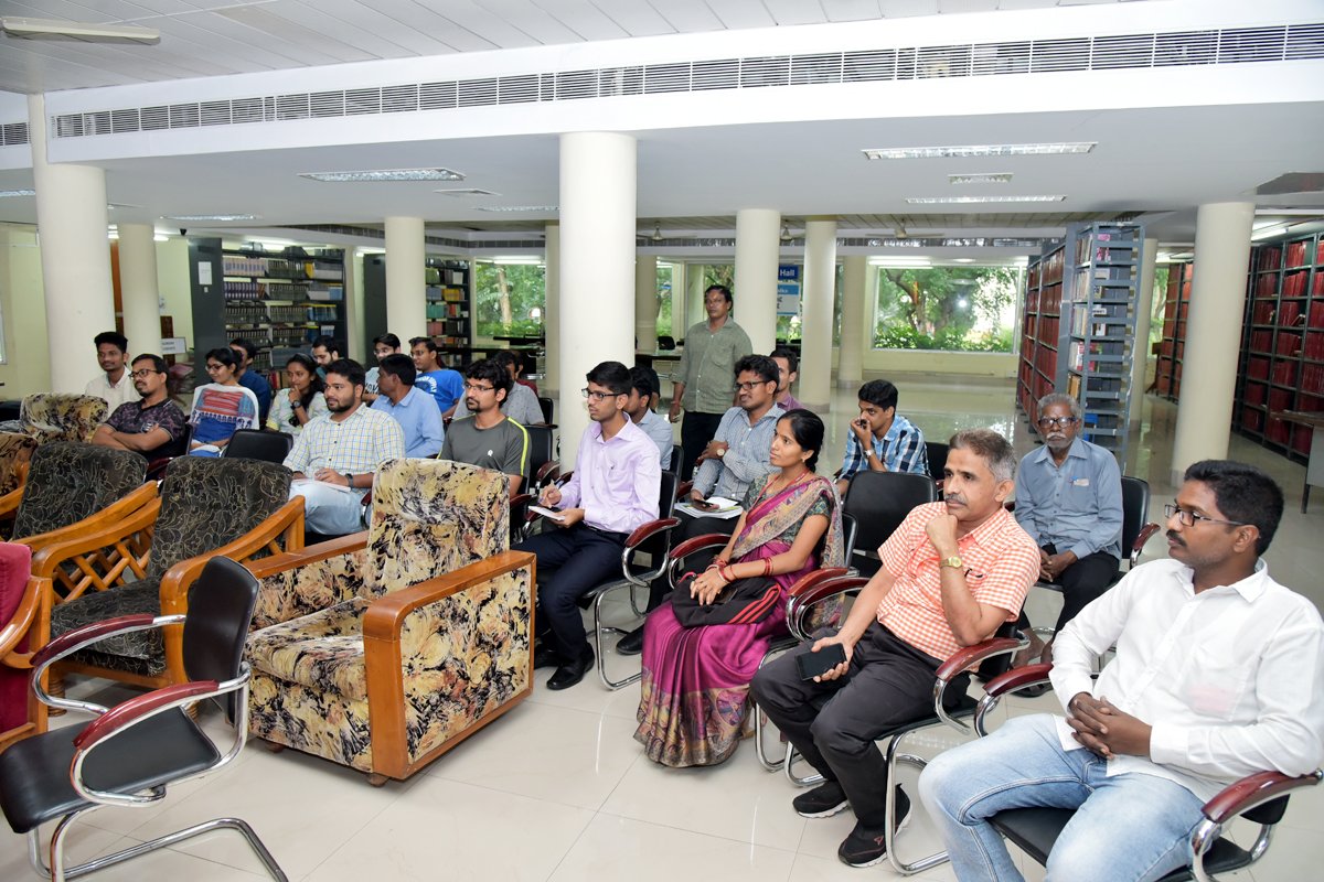 NIRDPR_India's tweet image. Glimpses of #LibraryTalk on Topic: &quot;#Biodiversity and #Conservation of #Sparrows&quot; by @RVakkalanka held at @NIRDPR_India 20th September 2019.

#SaveEcosystems #SaveBiodiversity #SaveEnvironment #SaveSparrows #CALBAC #Maahini #EnvironmentConservation #SparrowConservation
