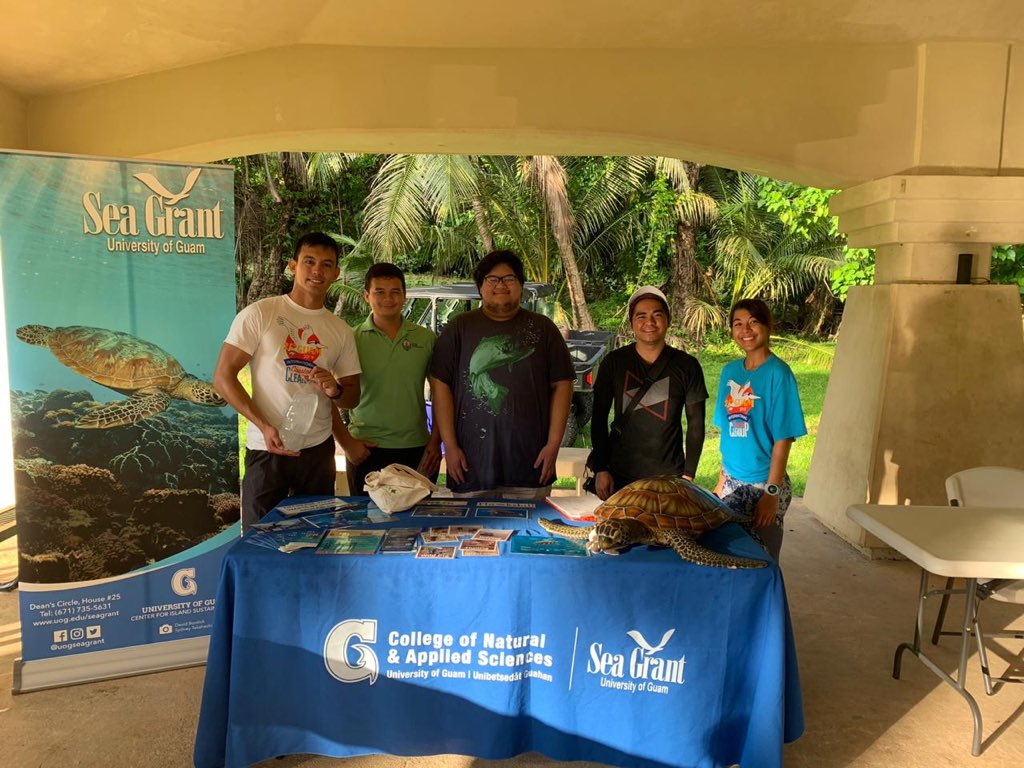 UOGseaGrant's tweet image. Partnering up with AAFB RED HORSE and Guam USO, we brought a team of 100 volunteers to pick up a total 1,558lbs of trash along the Tarague, Scout, and Sirena beaches, approximately 1.5 miles, for the annual coastal cleanup on Saturday.