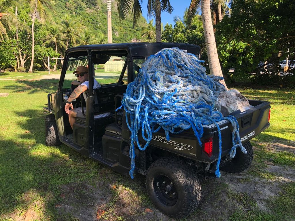 UOGseaGrant's tweet image. Partnering up with AAFB RED HORSE and Guam USO, we brought a team of 100 volunteers to pick up a total 1,558lbs of trash along the Tarague, Scout, and Sirena beaches, approximately 1.5 miles, for the annual coastal cleanup on Saturday.