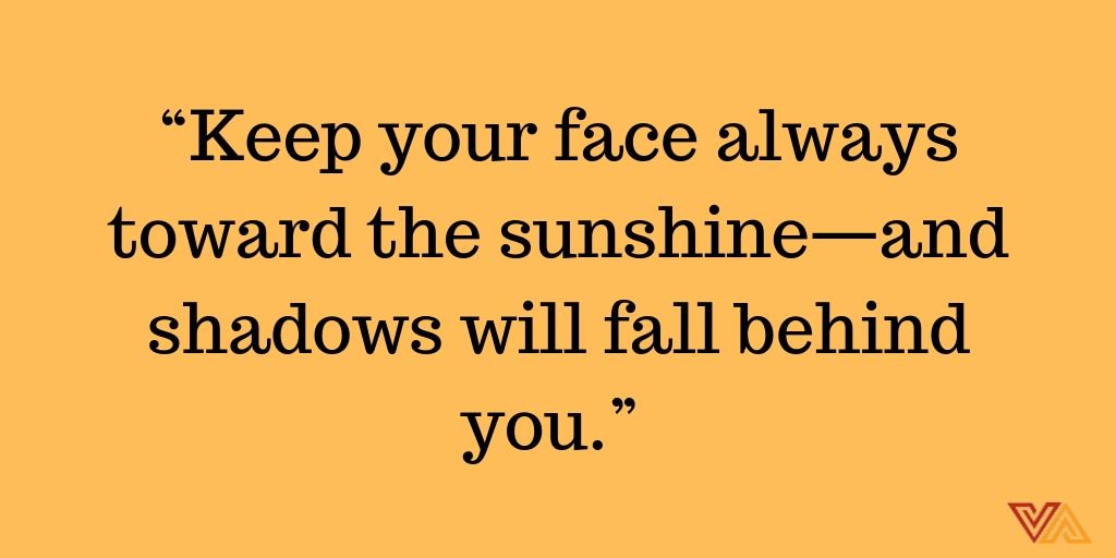 teamvasudev's tweet photo. “Keep your face always toward the sunshine—and shadows will fall behind you.” —Walt Whitman #MondayMotivation #MondayMorning #mondaythought https://t.co/b9u0mGyNCG