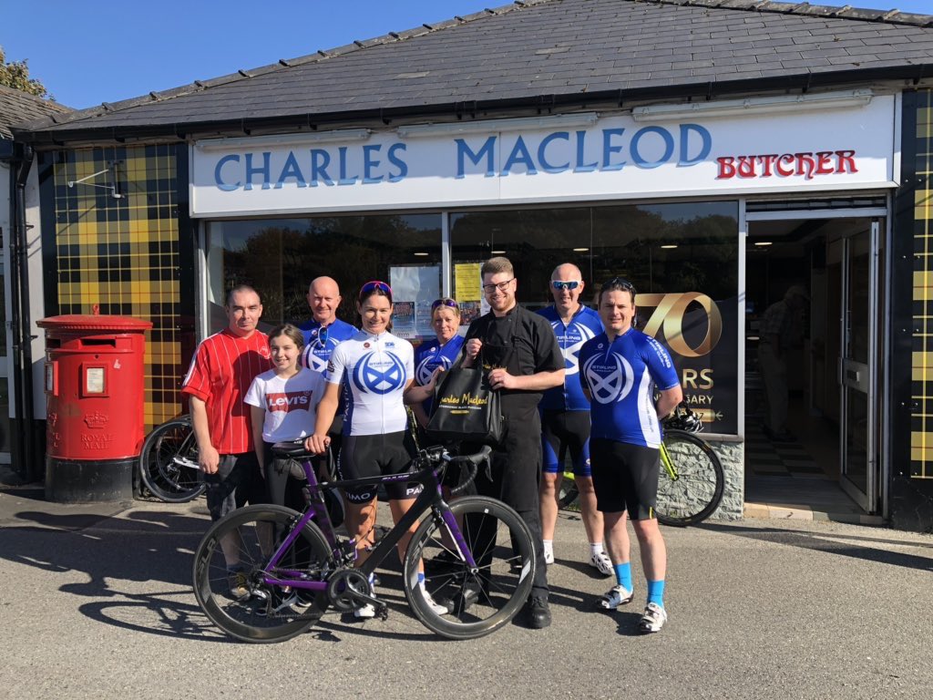 Thanks to @CharlieBarleys for their contribution to #Lejogmac it was greatly appreciated. On Saturday the team collected a donation which willl soon be in the hands of @sworkssl3 one of the spot prize winners drawn from the contributors to the GoFund page 👏🏻👏🏻