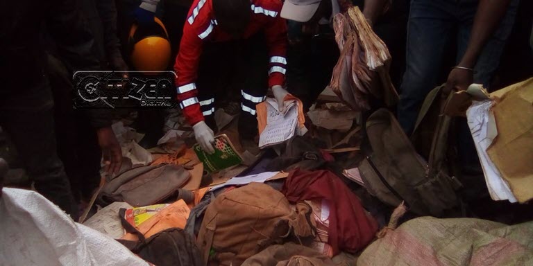 RadioMaa's tweet photo. At least two pupils killed after classrooms collapse at Precious Talent school in Ngando, Dagoretti South, rescue operation underway. https://t.co/Qz1xLb7cKh