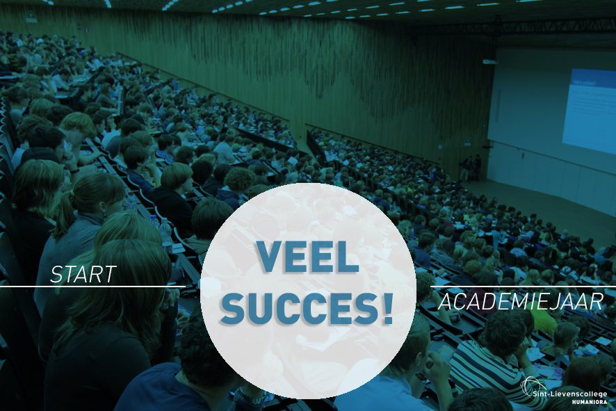 Wij zijn al even bezig, maar we wensen onze alumni die vandaag starten in het hoger onderwijs veel succes! 
#gent #onderwijs
