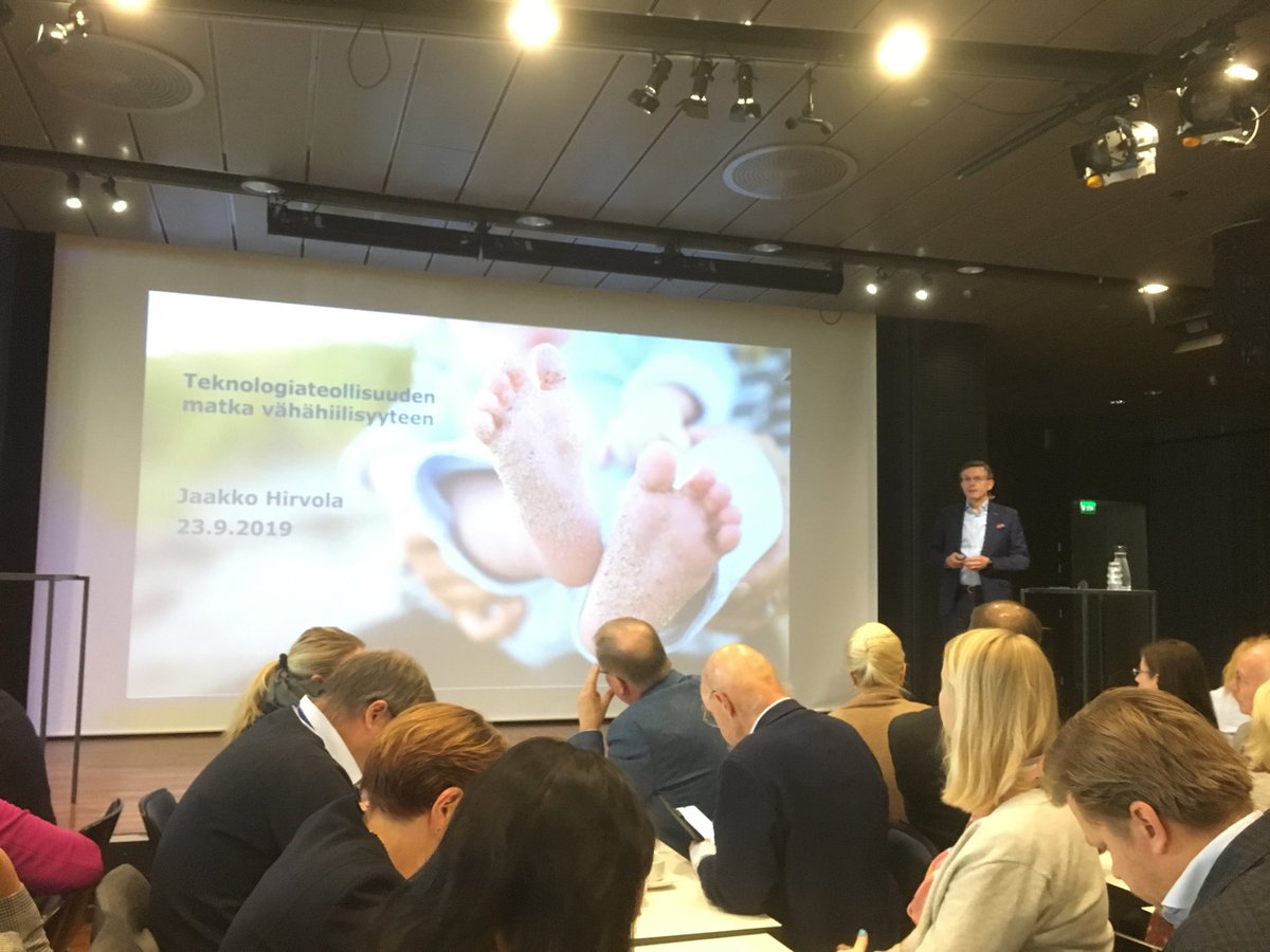 .<a href="/JaakkoHirvola/">Jaakko Hirvola</a>: Teknologian kehitys mahdollistaa suomalaisen teollisuuden päästöjen vähentämisen eturintamassa. Haluamme pienen jalanjäljen mutta suuren kädenjäljen. #ilmasto #vientiteollisuus #tiekartat ⁦<a href="/TEM_uutiset/">TEM</a>⁩