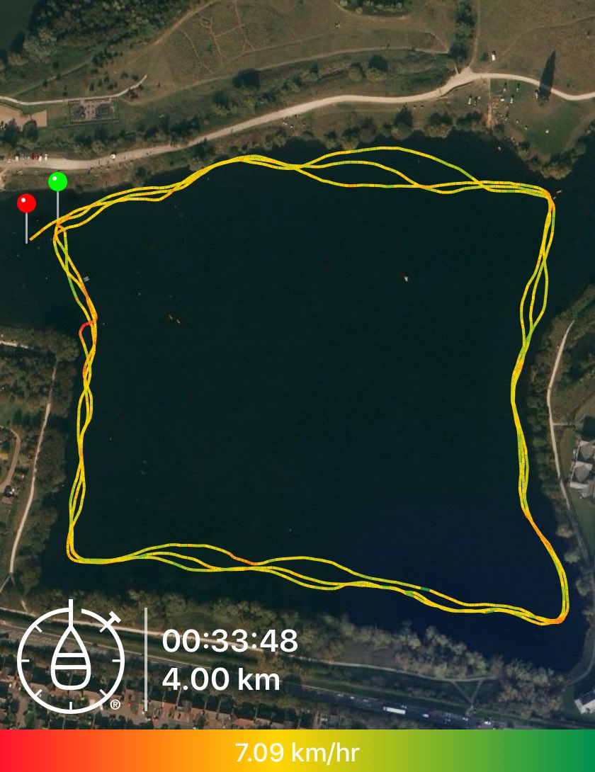 offtrackodyssey's tweet image. That training session didn’t go so well. Muscle blow out at 4km was’t fun. Still keep training hard for #regattalondon 🤙🏻#paddlelogger #blackprojectsup #starboardsupuk #leybournelakes #mysticboarding #sup #supracer #training #paddleboarder #paddleboarding #standuppaddleboard