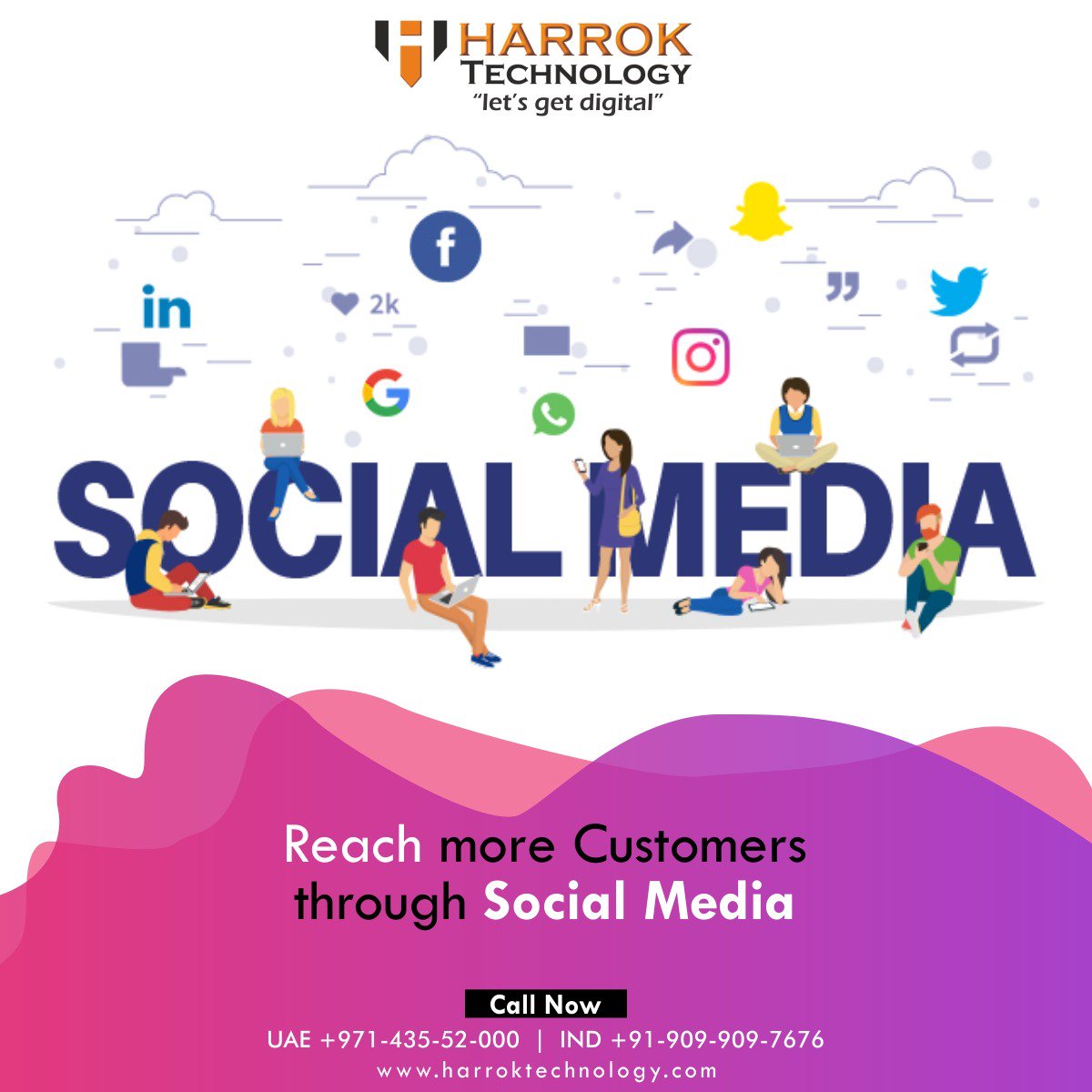 Social platforms help you connect with your customers, increase awareness about your brand, and boost your leads and sales.

#SEO #SMO #Searchenginemarketing #searchengine #creativedesign #payperclick #ppc #graphicsdesign #branding #brandawereness #Wordpress #Majento #PHP