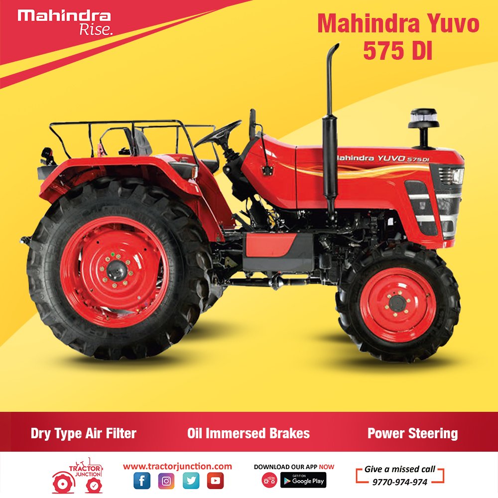 Tractor Junction on Twitter "Mahindra Yuvo 575 DI has got 4 Cylinder
