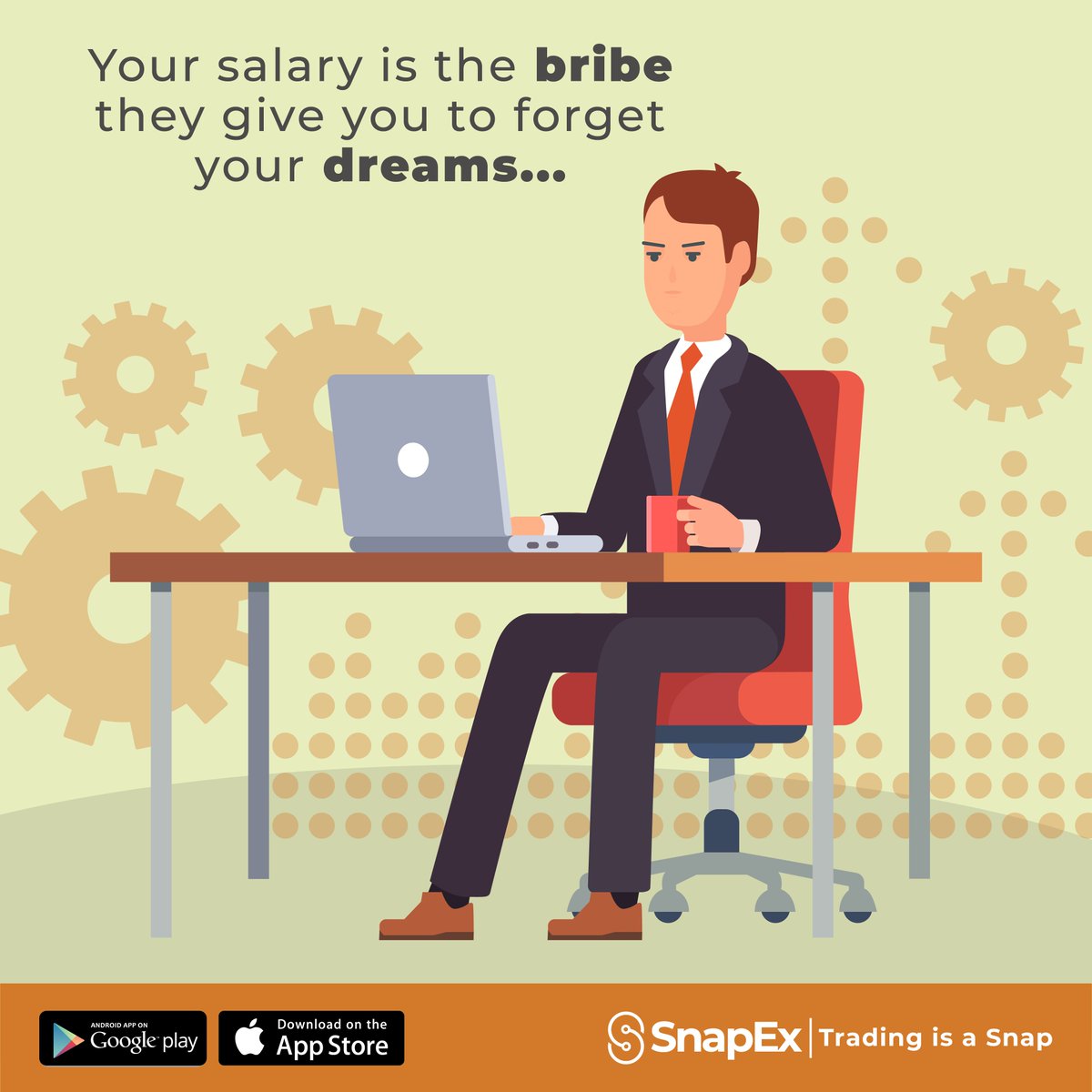 snapexofficial's tweet image. Learn to trade today so you can chase after your dreams tomorrow. Start trading from as low as 5 USDT on SnapEx. #snapex #contracttrading #leveragetrading #cryptocurrency #bitcoin #blockchain