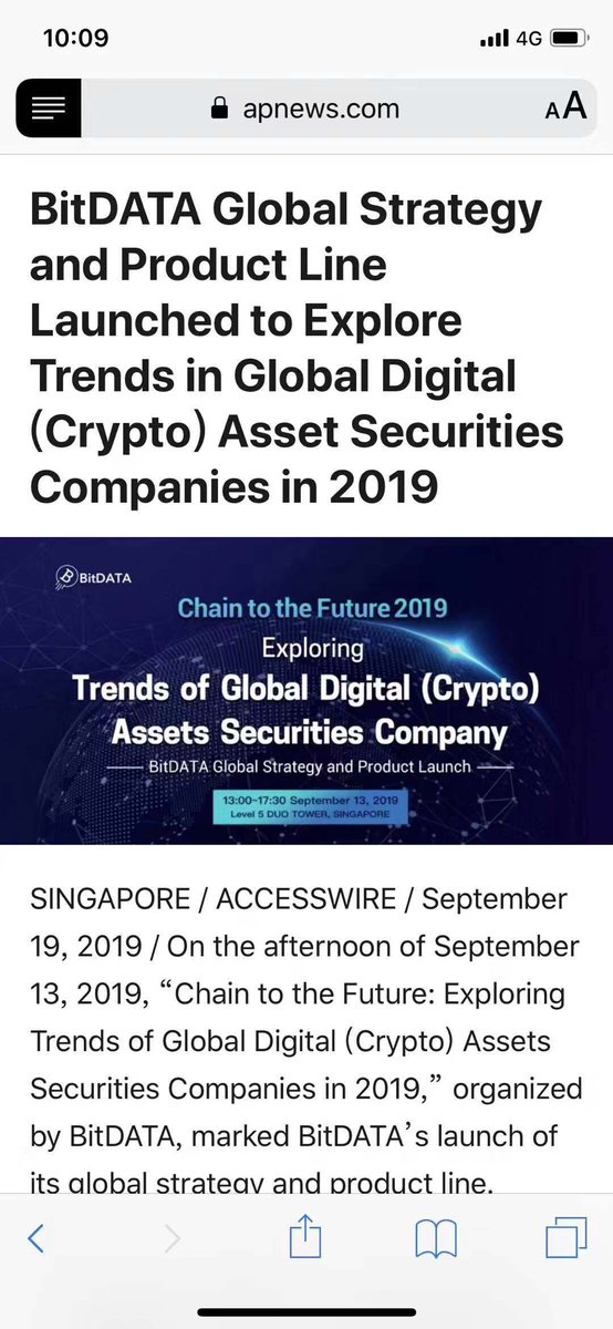 BitDATA_Group's tweet image. BitDATA joined hands with Knownsec, BugX, Shulian Ratings, BITORANGES, SNC, Daling Research and other security and data research companies to announce the establishment of the “Crypto Asset Market Trusted Evaluation Alliance.”apnews.com/b652357a799662…