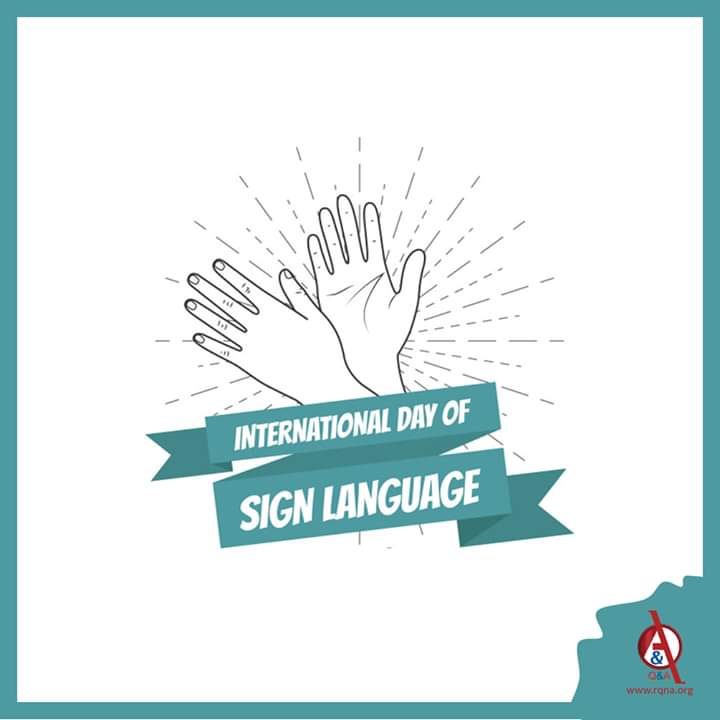 Sign language is the equal of speech, lending itself equally to the rigorous and the poetic, to philosophical analysis or to making love. - Oliver Sacks

#QnAevents #internationalsignlanguageday
