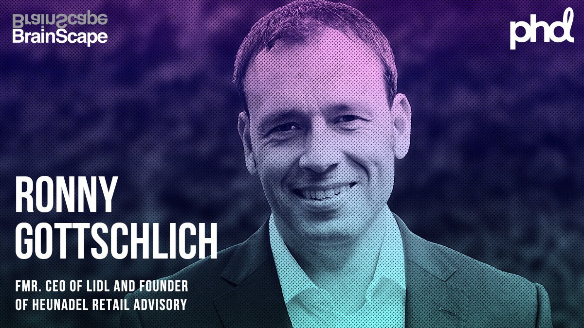 phdmena's tweet photo. Introducing our first #challenger of 2019's edition of #PHDBrainScape, Ronny Gottschlich, Fmr. CEO of Lidl UK &amp; founder of @heunadel. During Ronny’s time at Lidl, it's market share doubled in under five years. Ronny will be sharing his challenger story of the Dramatic Disrupter. https://t.co/wbRamcG0yP