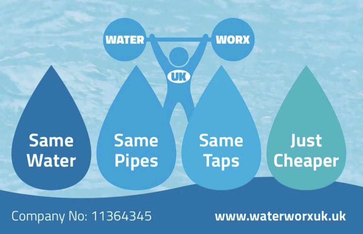 John Maloney (@waterworxuk) on Twitter photo Considering to change your water contract? If so let us do it for you.
We are Water Brokers
We search for the best deal for your business!
It might be a little, it might be a lot!
90% of businesses across the UK haven’t switched!
It’s cash back in your pocket
Info@WaterworxUK.uk Considering to change your water contract? If so let us do it for you.
We are Water Brokers
We search for the best deal for your business!
It might be a little, it might be a lot!
90% of businesses across the UK haven’t switched!
It’s cash back in your pocket
Info@WaterworxUK.uk