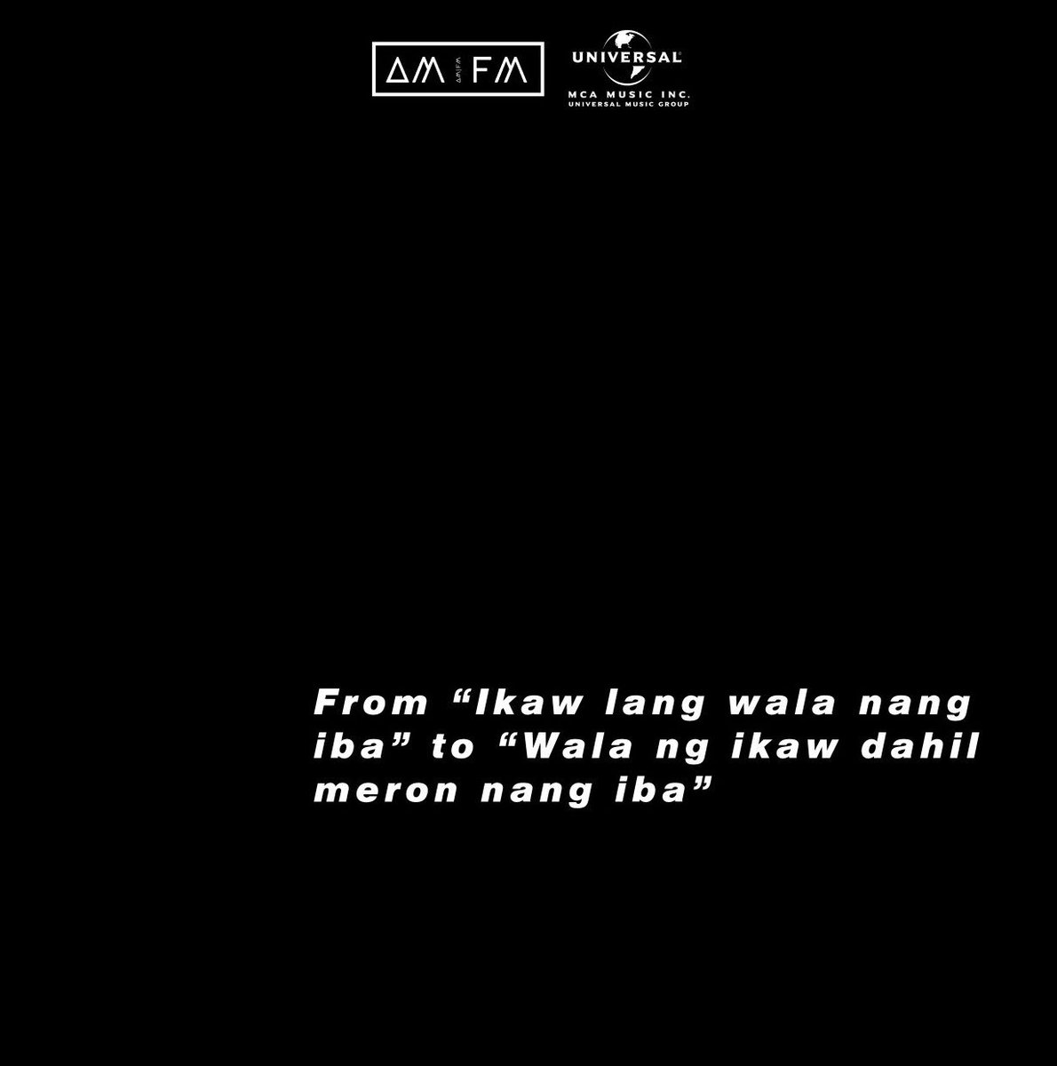 weareAMFM's tweet photo. Wala ng ikaw kasi meron ng iba... Sheket sheket https://t.co/jnbwDqTv1a