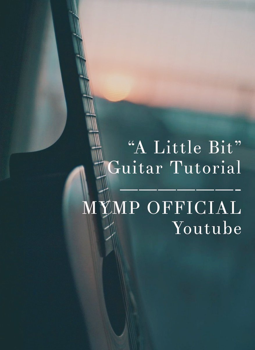 MYMP_OFFICIAL's tweet image. New week, NEW VIDEO! ☺️ #ALittleBit guitar tutorial now on our #YouTube channel ➡️ youtu.be/xva0FfCABP4 🎥 

#mymp #guitartutorial #howtoplayalittlebit #howtoplayguitar #acousticguitar #chinofmymp #tutorial #youtubetutorial