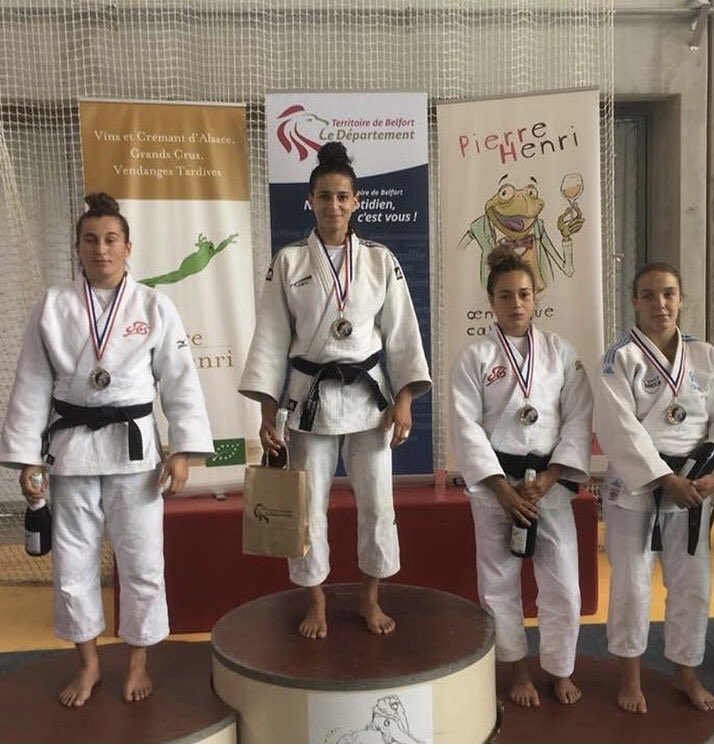 Tournoi national de Belfort belle victoire de notre championne Sarah Harachi qui revient fort après des mois de galère suite à une blessure 🥇🎉👏👍🏾💪🏽☀️😊