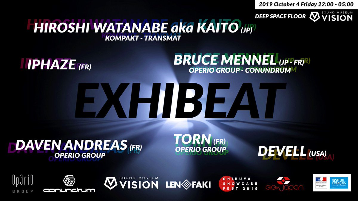 Hosted by the Originator of Berghain, The Most Skilled DJ of Techno, LEN FAKI @ Sounds Museum Vision Shibuya More info : bit.ly/2kXFB3a
tix :bit.ly/2mnLZRx
#Tokyo #japan #ssf2019 #techno #shibuya  #japan #東京 #渋谷 #テクノ #日本