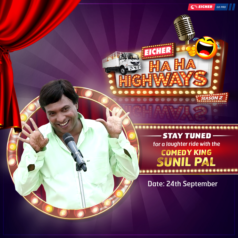 ETBIndia's tweet photo. On the occasion of World Drivers’ Day, Eicher adds a slice of humour in the lives of the unsung heroes of the highway.
#HahaHighways Season 2.
Tune in on 24th September for a drive full of laughter .
#HahaHighways #DriversDay #SunilPal #Comedy
Visit: https://t.co/W71ESAREed https://t.co/88ofKcRuZH
