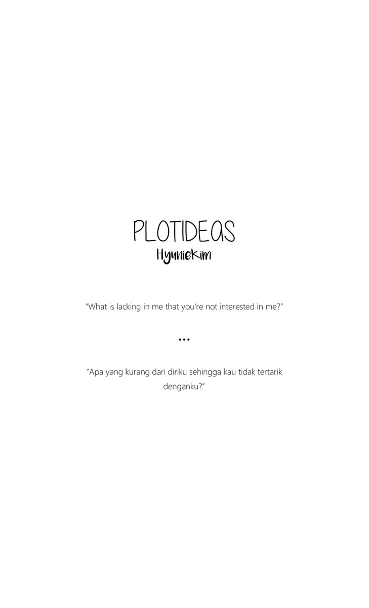 plotideas's tweet image. Romance #Plotideas by HyunieKim