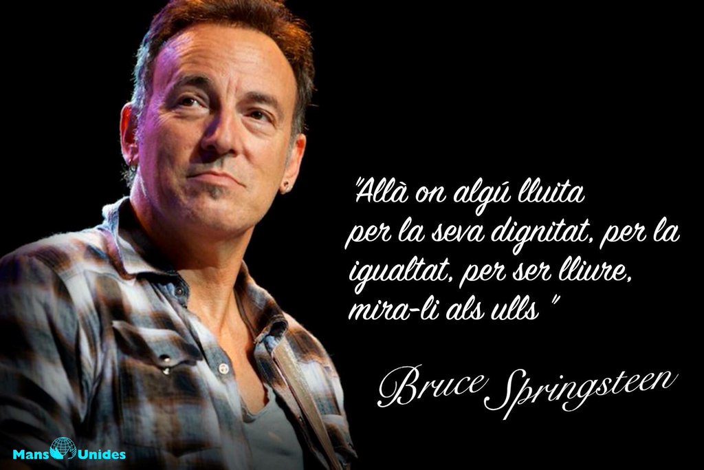 Avui, 70é. aniversari d\en Bruce Springsteen, The BOSS.
Un dels grans. Happy Birthday 