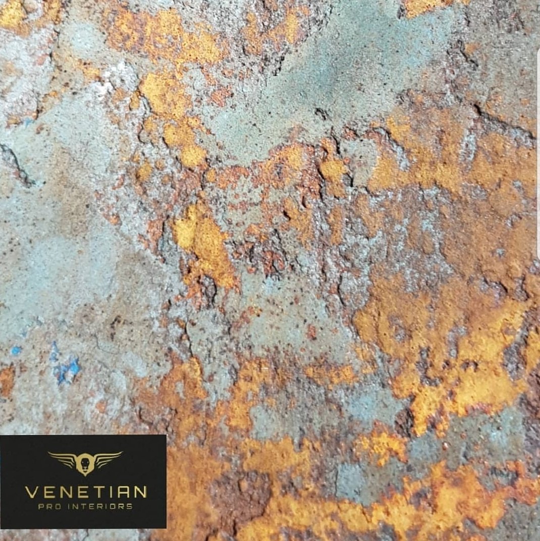 Playing  More in depth with the samples getting the distressed textures  an combination of oxidation on a level where its balanced. 
Give your next project the chance to shine get in touch @ info@venetianprointeriors.co.uk 
surface designs created by venetian pro Interiors Ltd