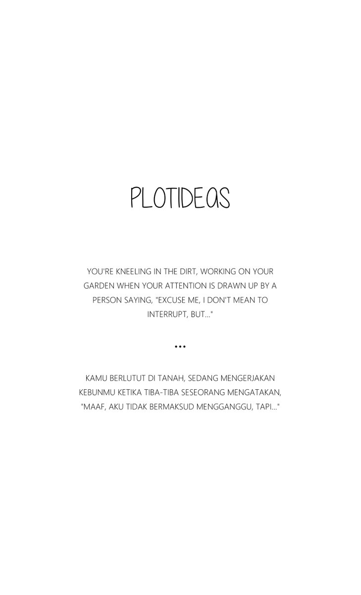 plotideas's tweet image. Slice of Life #PlotIdeas