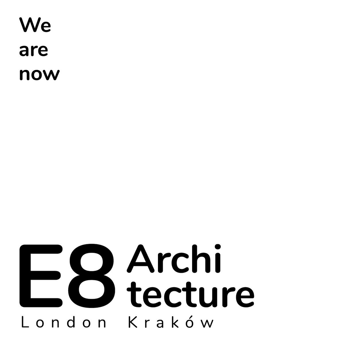 SimonBowdenArch's tweet photo. (1/2) We are delighted to announce that the team of #simonbowdenarchitecture is now #e8architecture! As our founder #simonbowden puts it: "Our new identity is for three reasons: to celebrate our move to #eastlondon, opening of our sister studio in #cracow and... https://t.co/DOl8aUU9Pq