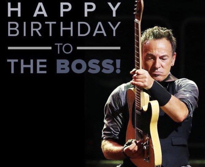        Happy 70th Birthday Bruce Springsteen      Joe 